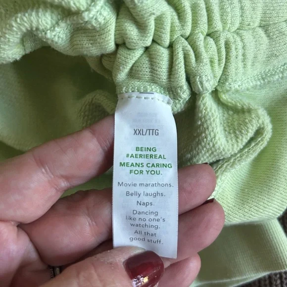 Aerie Light Green Cowl Neck Sweater - Picture 7 of 8